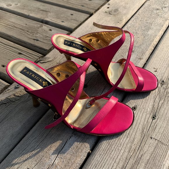 Patrick Cox pink leather sandals - Picture 3 of 4